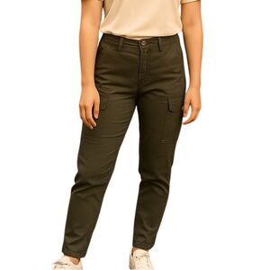 !IT Army Green Helena High Rise Skinny Cargo Pants Size 12